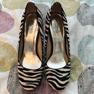 Tiger striped high heels Michael Kors